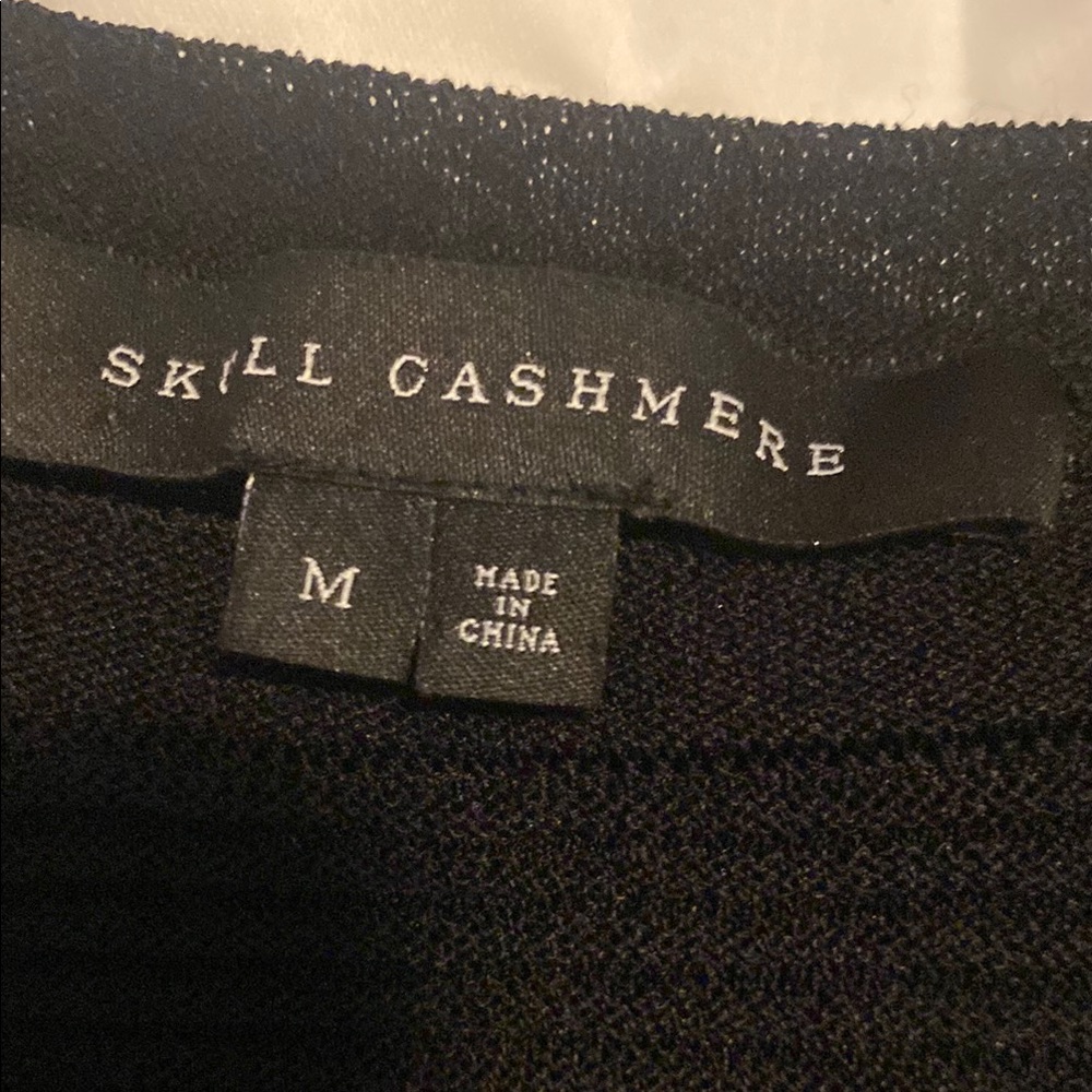 Skull Cashmere Slash Crewneck Sweater - Picture 4 of 4